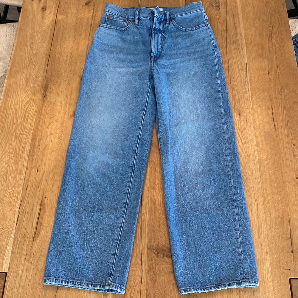 Madewell The Perfect Vintage Wide-Leg Full Length Jeans size 28